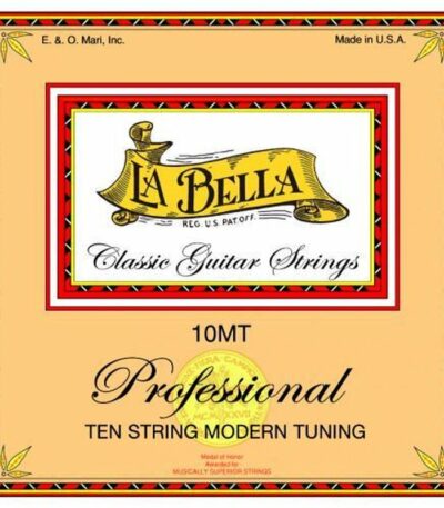 jeu de cordes la bella l10-mt accordage classique pour guitare 10 cordes