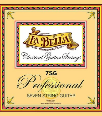 jeu de cordes pour guitare 7 cordes la bella l7sg