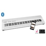 piano numerique transportable de scene medeli sp201+ wh
