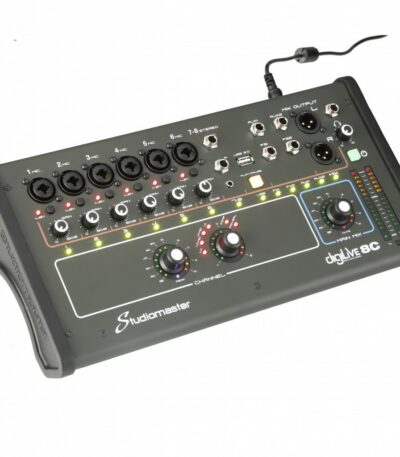 table de mixage numérique studiomaster digilive8c