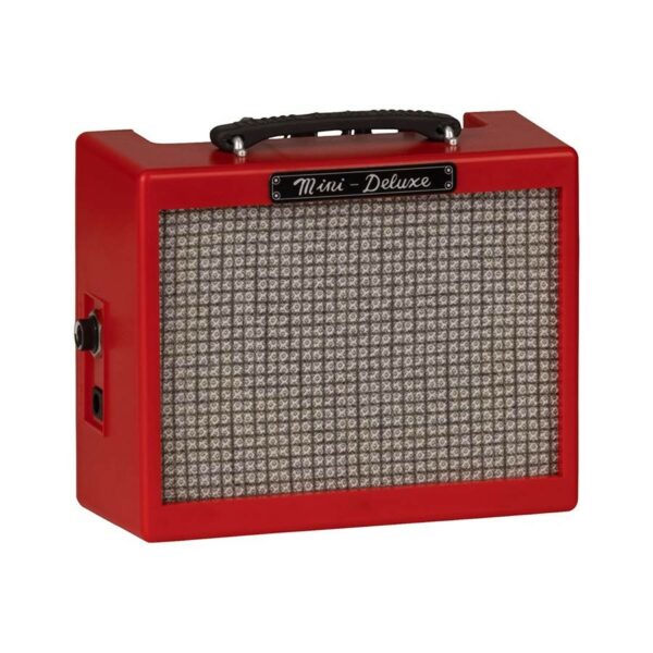 ampli a pile fender mini deluxe amp texas red