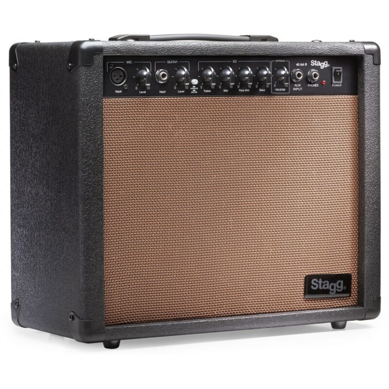 ampli guitare acoustique stagg 40 aa r eu