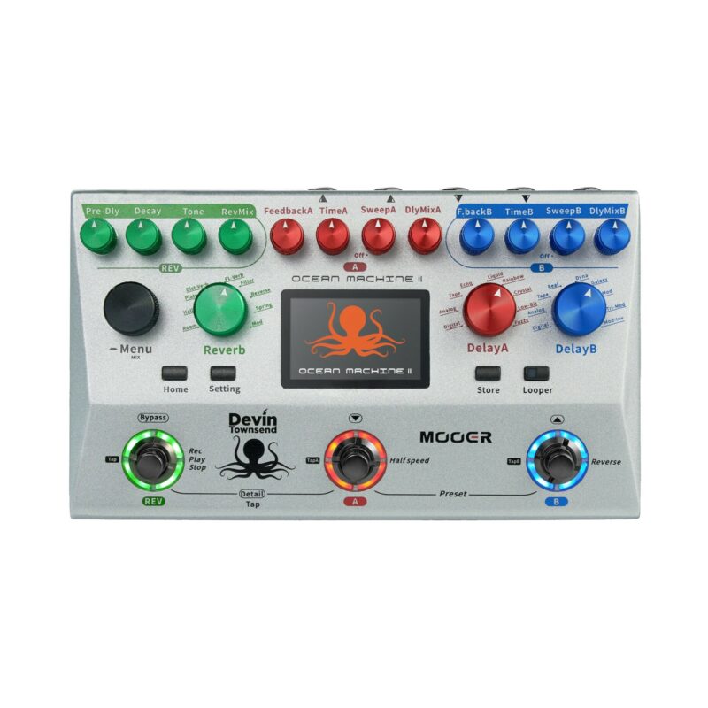 pedalier guitare multi effet mooer ocean machine 2