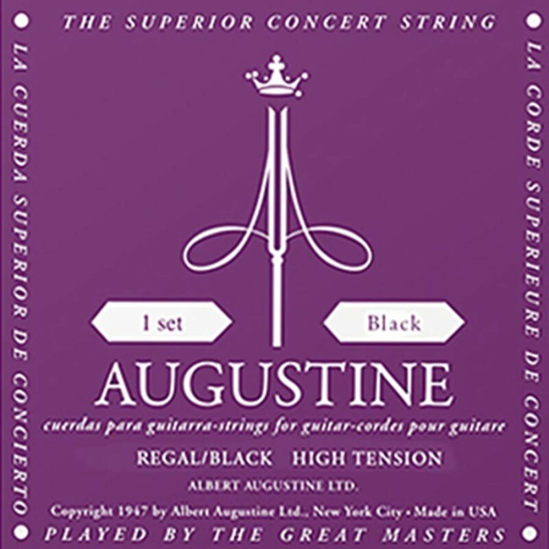 jeu de cordes augustine black regal classique au-rebk