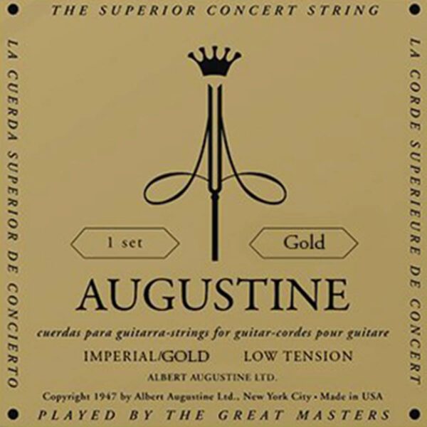 jeu de cordes augustine imperial gold classique au-imgo