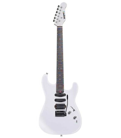 guitare electrique litejam avec apprentissage intelligent RGB24 WH