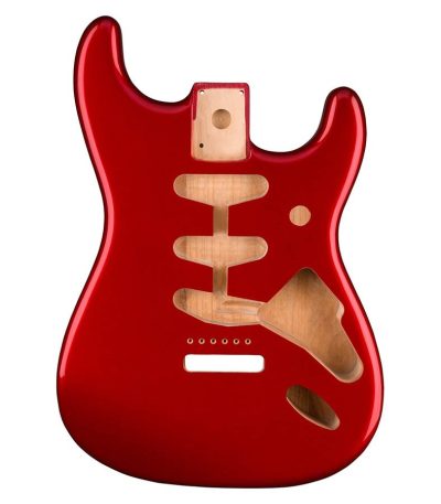 corps guitare fender stratocaster rouge