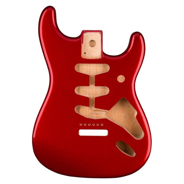 corps guitare fender stratocaster rouge