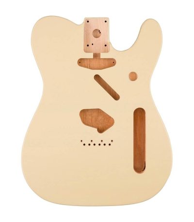 corps guitare fender telecaster couleur blanc