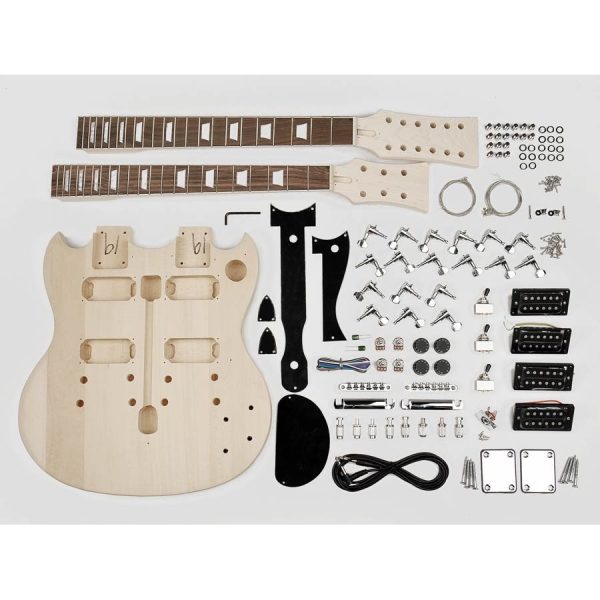 kit d'assemblage guitare double manc