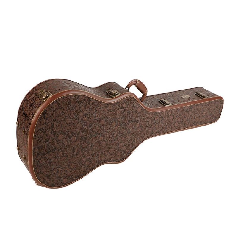 etui guitare en bois pour guitare folk boston CAC-720D