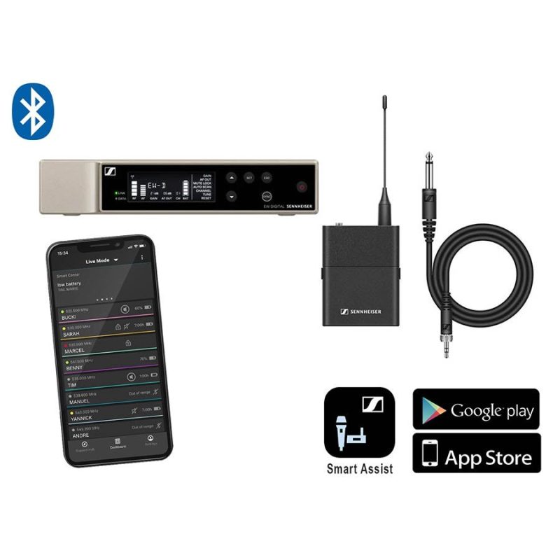 systeme sans fil sennheiser EWD CL1 R1 pour instruments chanteurs ou orateurs