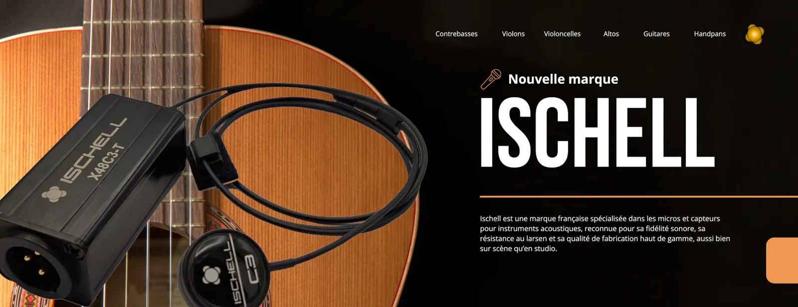 Ischell, micros et capteurs français pour instruments acoustiques
