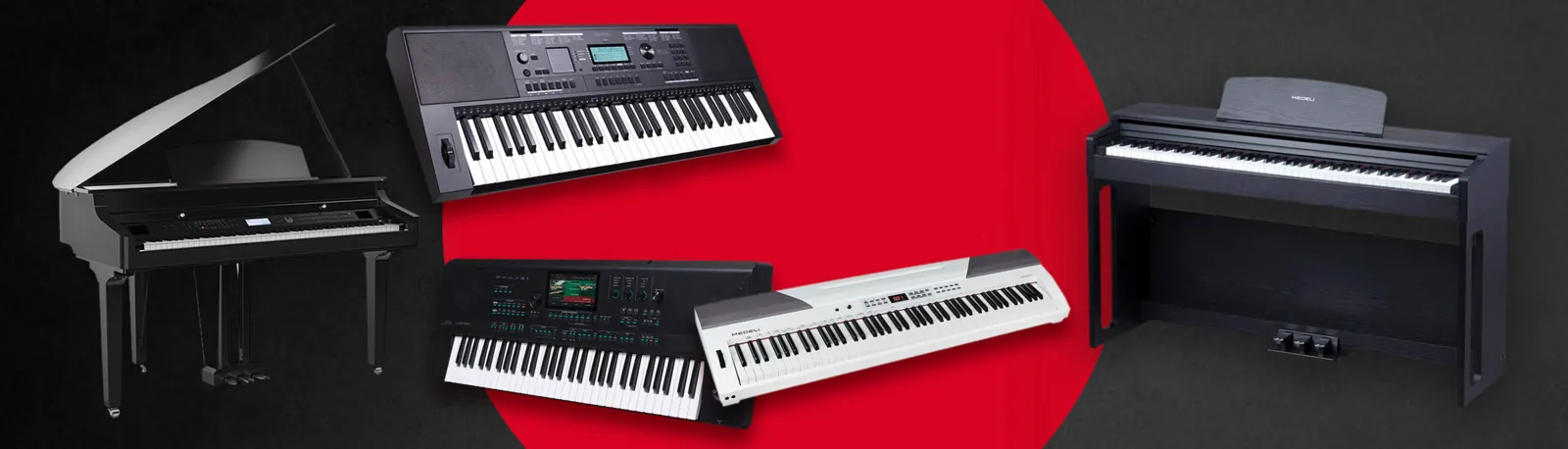 Medeli, pianos numériques et claviers